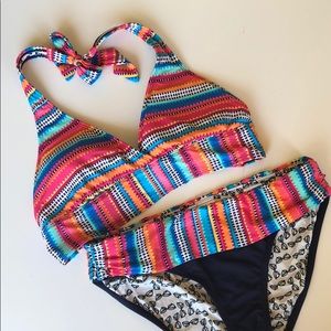EUC Multi Color Bikini